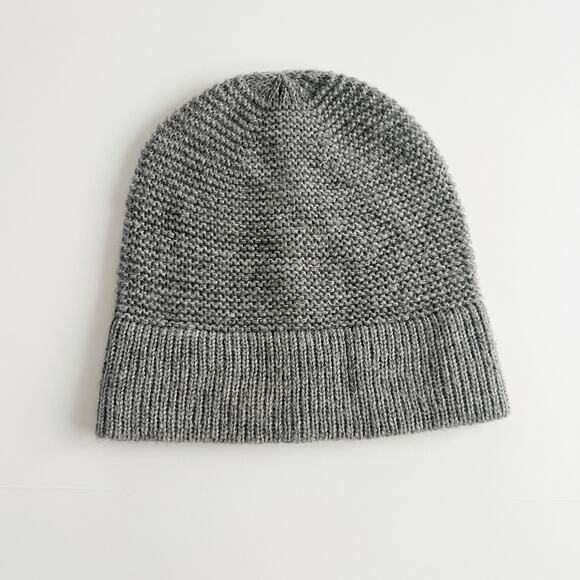 [Rebecca Minkoff] Gray Acrylic Beanie Hat Winter Cold Weather One Size - Picture 1 of 4